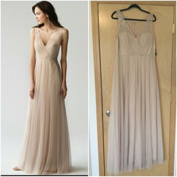 Jenny Yoo Emelie Appliqué Cashmere - Picture 3 of 17